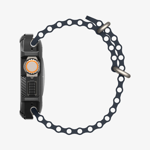 ACS05456 - Apple Watch Series (Apple Watch (49mm)) in matte black showing the front